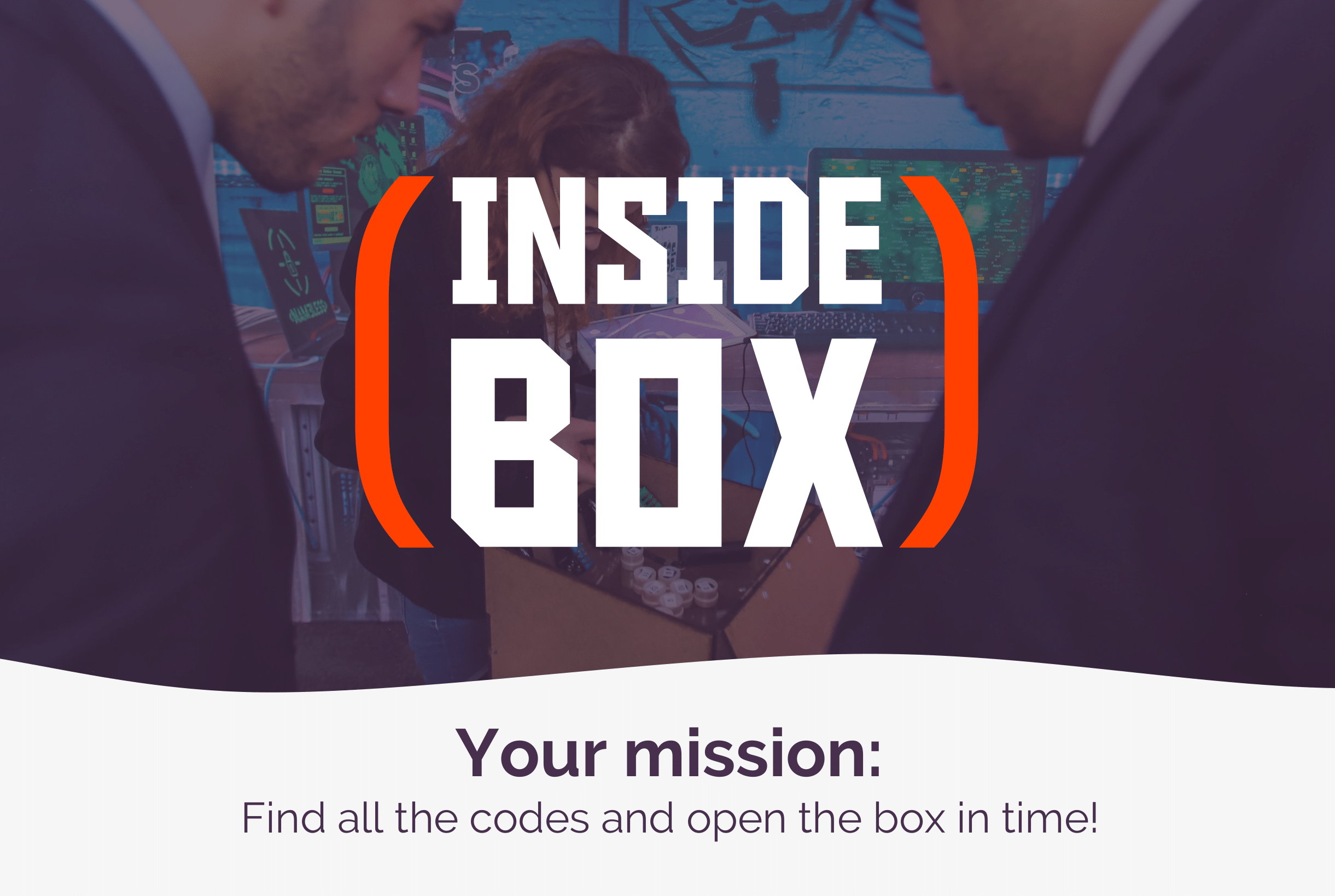 Inside box - Packaged escape game
